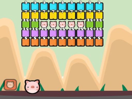 Pigs vs Blocks Run Island